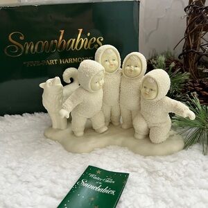 Department 56 Snowbabies "Five-Part Harmony"